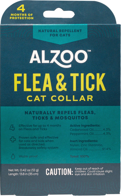 Alzoo Plant Based Flea & Tick Collar Cat