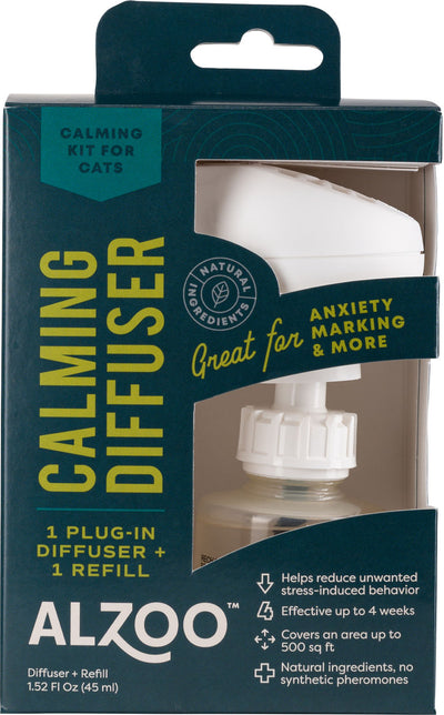 Alzoo Plant-Based Calming Diffuser Kit Cat