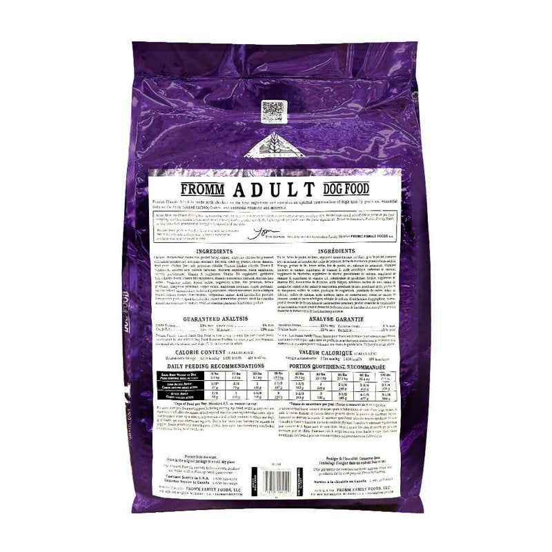 Fromm Classic Adult Dog Food - Premium Dry Dog Food for Large, Medium, & Small Breeds - Chicken Recipe - 30 lb