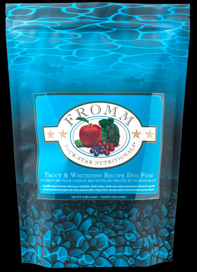 Fromm Four-Star Nutritionals Trout & Whitefish Dog Food - Premium Dry Dog Food - Trout Recipe - 4 lb