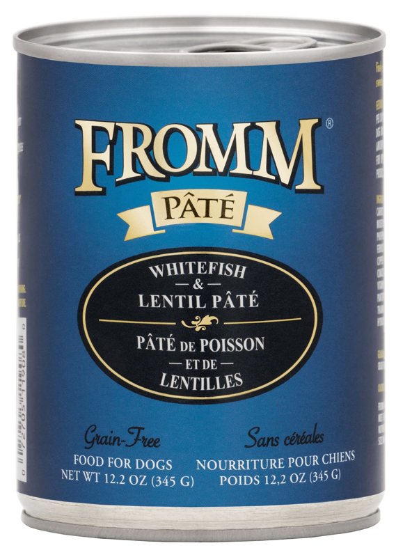 Fromm Dog Gold Whitefish & Lentil PÃ¢tÃ© 12/12.2 Oz