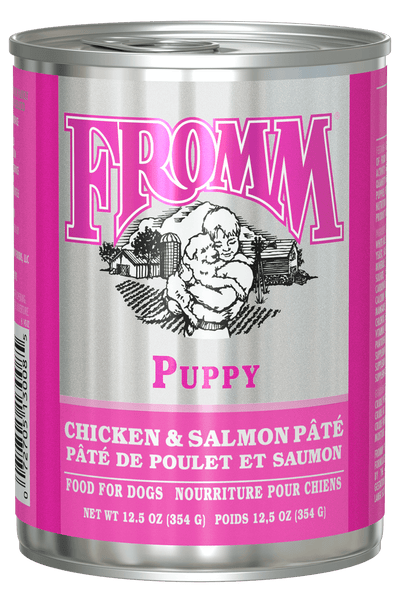 Fromm Classic Puppy Chicken & Salmon Pâté Wet Dog Food, 12.5 oz Can