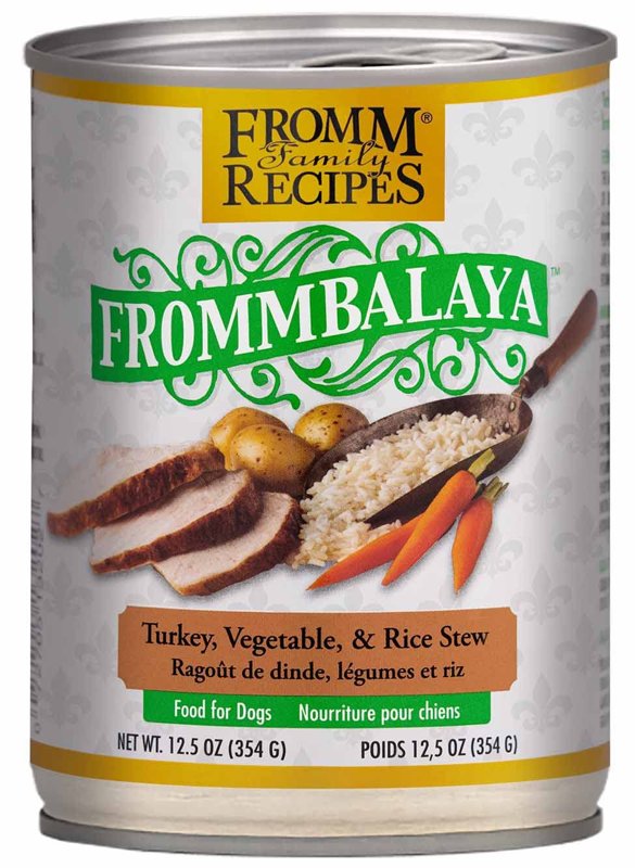 Fromm Frommbalaya Turkey, Vegetable, & Rice Stew Dog Food - Premium Wet Dog Food - Turkey Recipe - 12.5 oz Can