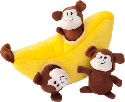 Zippypaws Burrow Monkey 'N Banana