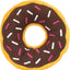 Zippypaws Donut  Chocolate