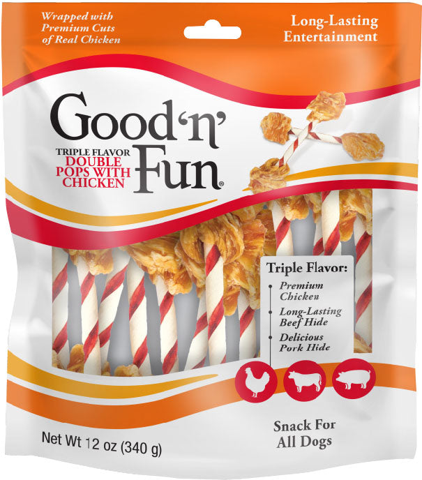 Good 'N' Fun Double Pops Triple Flavor