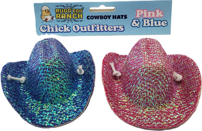 Rugged Ranch Chicken Cowboy Hats