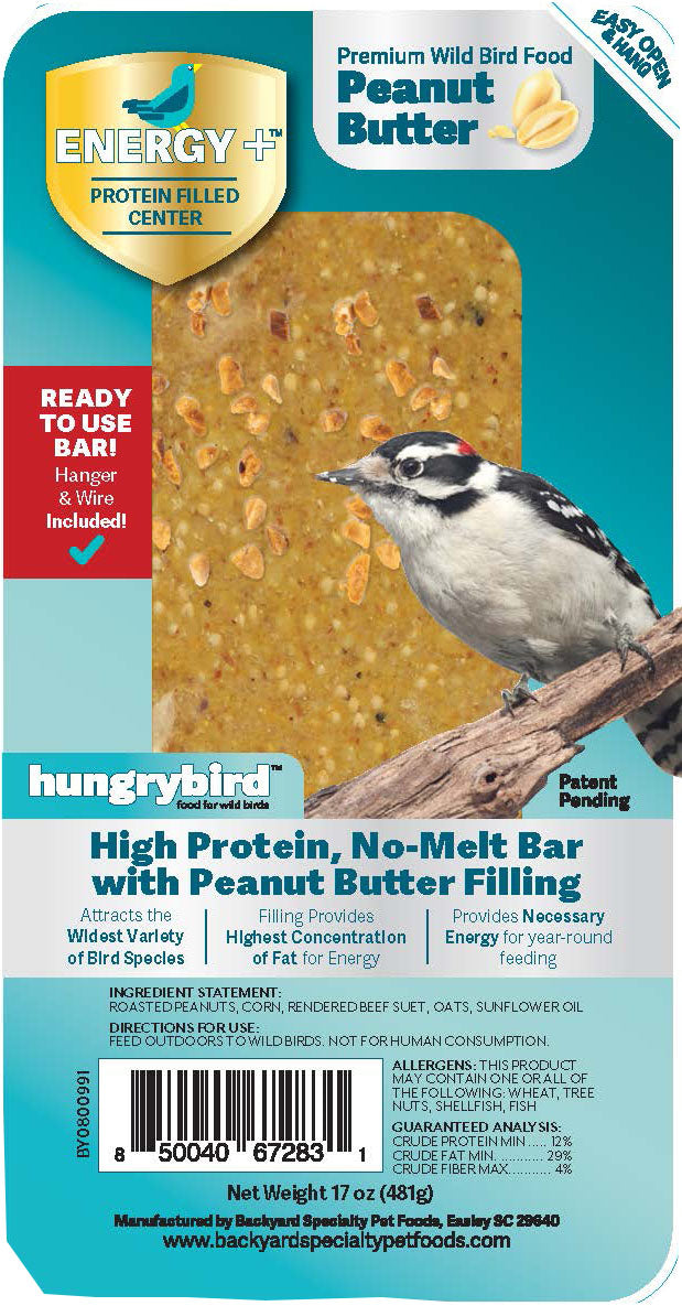 Hungrybird Rtu Energy Protein Filled Suet Bar