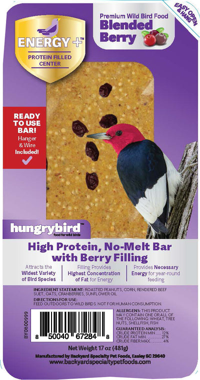 Hungrybird Rtu Energy Protein Filled Suet Bar