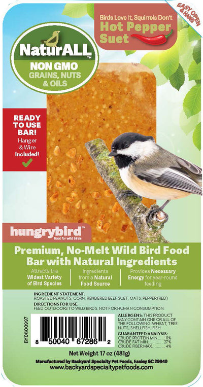 Hungrybird Rtu Naturall Non Gmo Suet Bar
