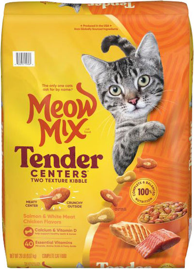 MEOW MIX TENDER CENTERS DRY CAT FOOD