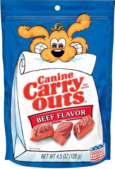 Canine Carry Outs Flavored Dog Treats (Pack Of 4)