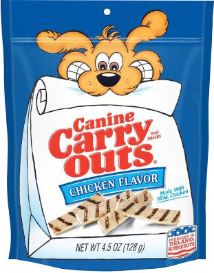 Canine Carry Outs Flavored Dog Treats (Pack Of 4)
