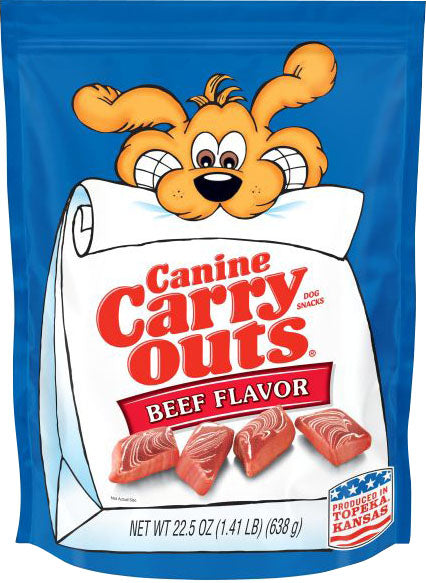 Canine Carry Outs Flavored Dog Treats (Pack Of 4)