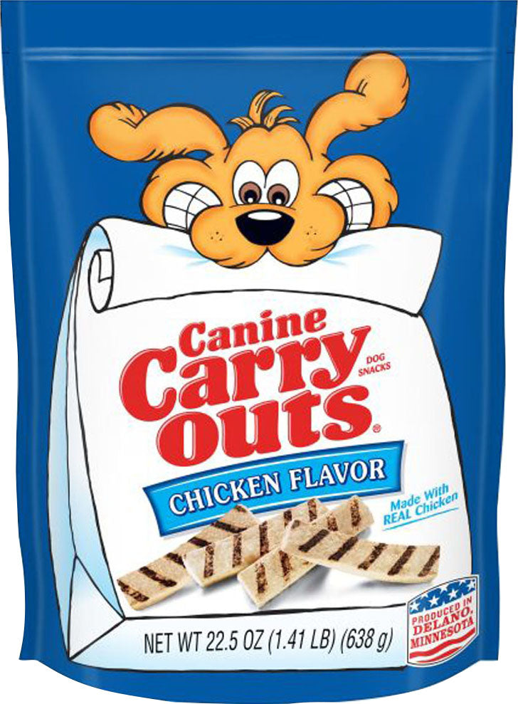 Canine Carry Outs Flavored Dog Treats (Pack Of 4)