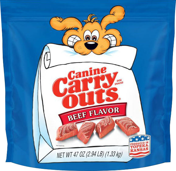 Canine Carry Outs Flavored Dog Treats (Pack Of 4)