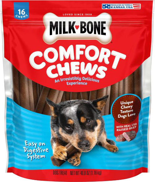 Milk-Bone Comfort Chews Unique Chewy Texture (Pack Of 4)
