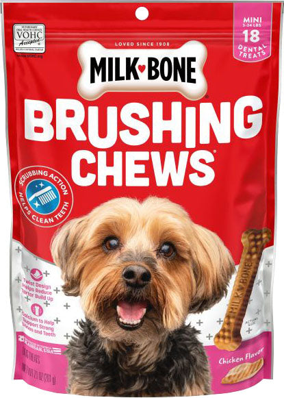 Milk-Bone Brushing Chews Daily Dental Dog Treats (Pack Of 5)