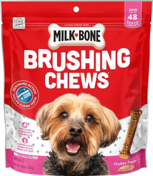 Milk-Bone Brushing Chews Daily Dental Dog Treats (Pack Of 5)