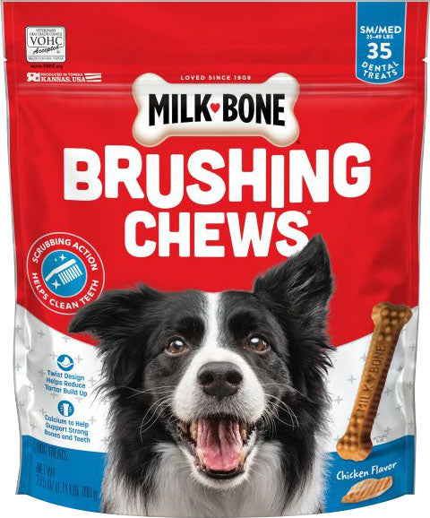 Milk-Bone Brushing Chews Daily Dental Dog Treats (Pack Of 5)