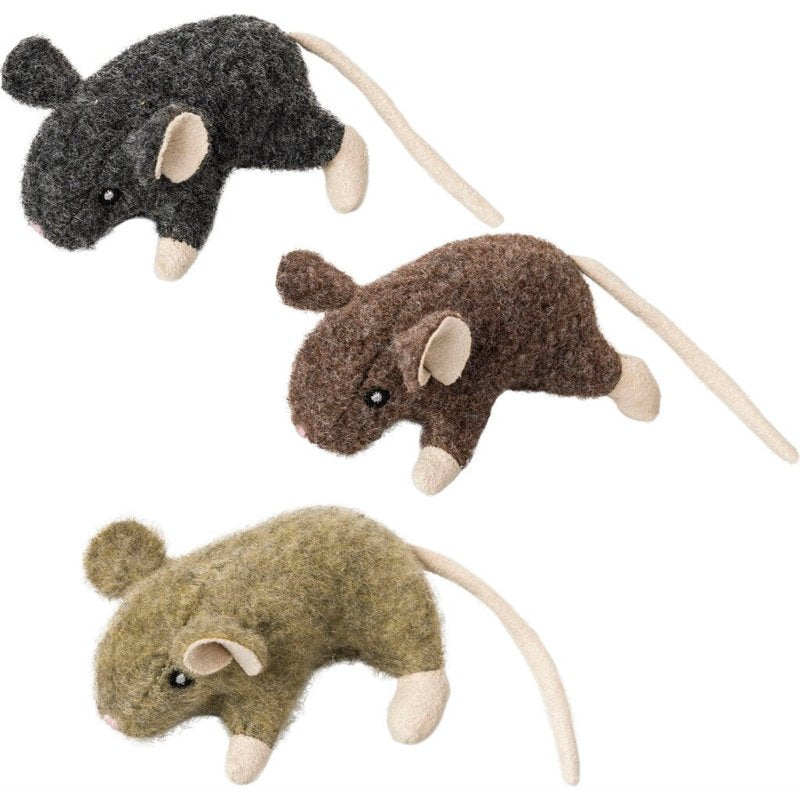 Ethical Pets 52084 Wool Mouse Willie Catnip Toys