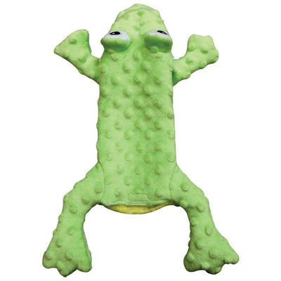 Ethical Pets 54093 Skinneeez Extreme Stuffing Free Dog Toy, 14", Frog, Green