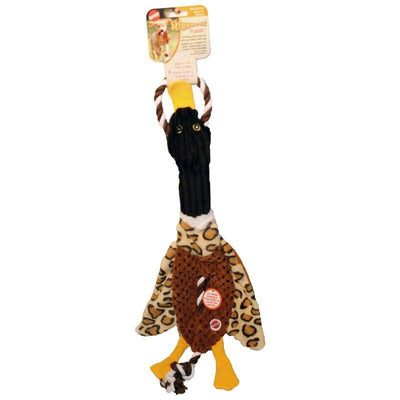 SPOT Ducks Mini Skinneeez Tugs Stuffingless Dog Toy, 14", 1Piece/ Style May Vary, Assorted (54181)