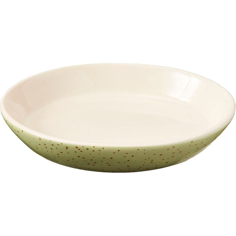 SPOT Speckled Oval Cat Food Dish - Ceramic Plate with Low Edges, Saucer with Whisker-Friendly Shape and Low Profile Sides, Ideal for Wet or Dry Cat Food, Dishwasher Safe- 6 inch- 1 Cup (8Oz)