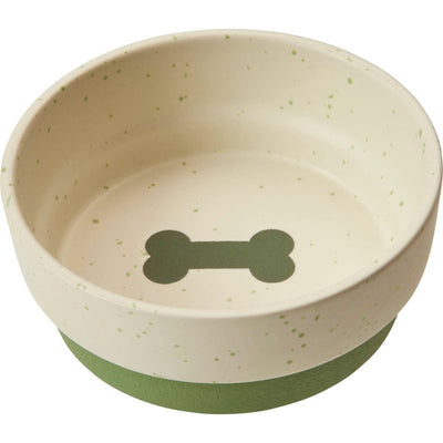 SPOT Ethical Products Sedona Dish Dog Spruce Green 5"