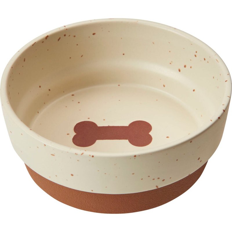 SPOT Ethical Products Sedona Dish Dog Chestnut Brown 5"