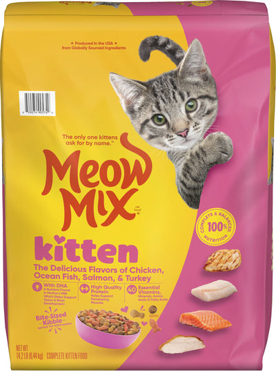 MEOW MIX KITTEN LIL' NIBBLES KITTEN FOOD