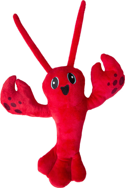 Snugarooz Luca The Lobster  Plush Dog Toy