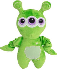 Snugarooz Venus The Alien W/3 Eyes Dog Toy