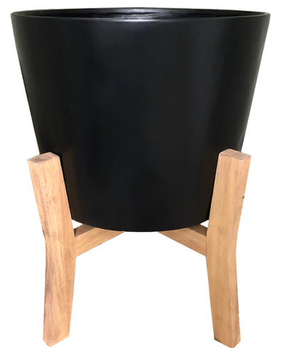 Southern Patio Contemporary Planter With Stand (Pack Of 2)