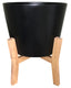 Southern Patio Contemporary Planter With Stand (Pack Of 2)