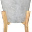 Southern Patio Contemporary Planter With Stand (Pack Of 2)