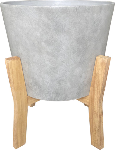 Southern Patio Contemporary Planter With Stand (Pack Of 2)