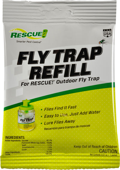 Rescue Fly Trap Attractant Refill (Pack Of 12)