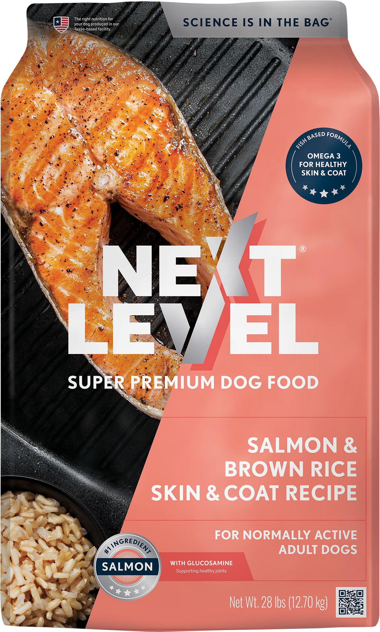 NEXT LEVEL NORMALLY ACTIVE SKIN & COAT DOG FOOD