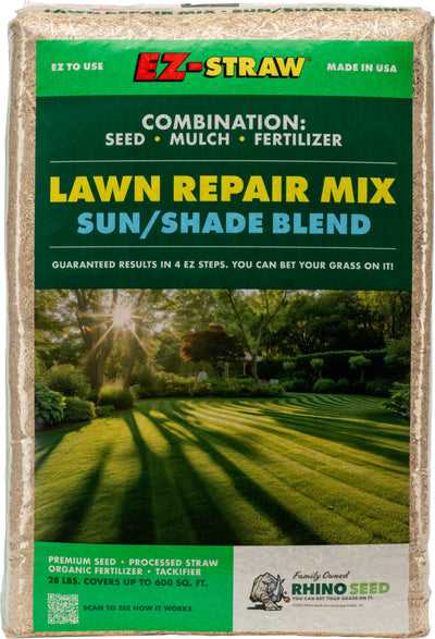 Ez-Straw Lawn Repair Mix Covers 600 Sq Ft