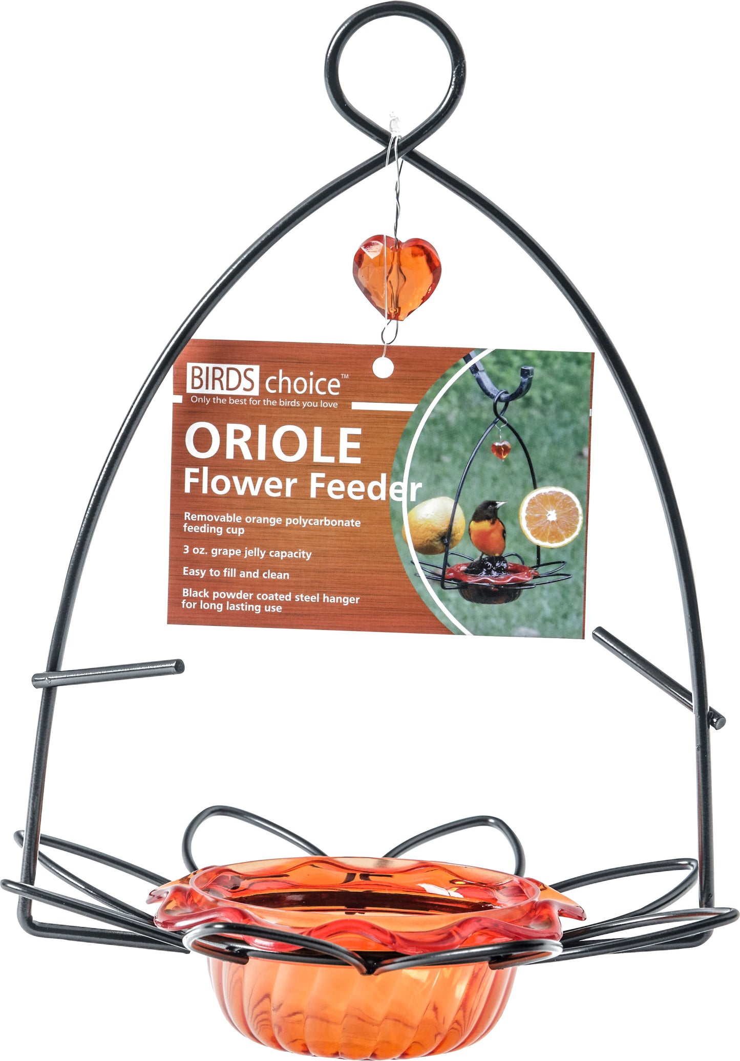 Bird'S Choice Oriole Feeder Flower Shape