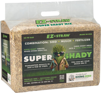 Ez-Straw Super Shady Seed Mix Mulch & Fertilizer