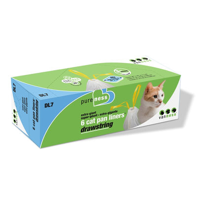 Van Ness Large Drawstring Cat Litter Box Liners, 8 Count, DL2