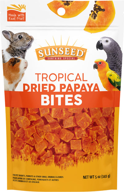Sunseed Tropical Dried Papaya Bites