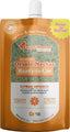Front view of a packaged Sweet-Nectar Oriole Nectar bag, citrus infused, 250ml, orange color.