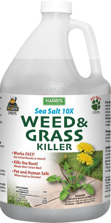 Harris Sea Salt 10X Vinegar Weed&Grass Killer Rtu