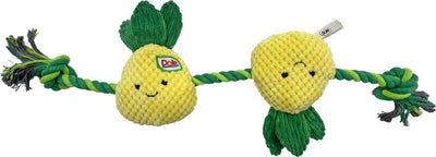 Dole Pet Pine N' Tug Rope Plush Dog Toy