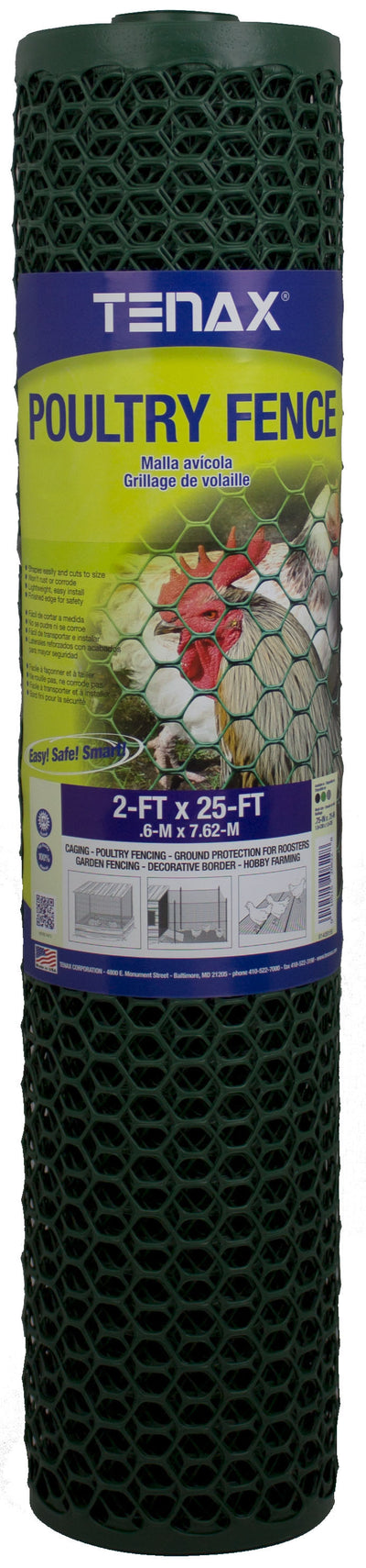 Tenax Plastic Hex Net Poultry Fence