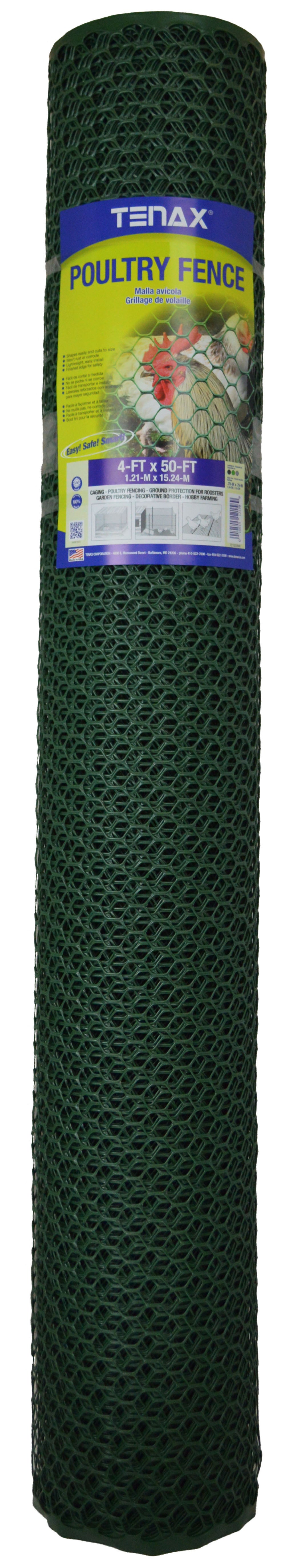 Tenax Plastic Hex Net Poultry Fence