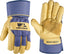 Wl Mens White Mule Ins Leather Safety Cuff Glove (Pack Of 3)